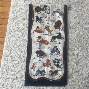 Dog Print Scarf